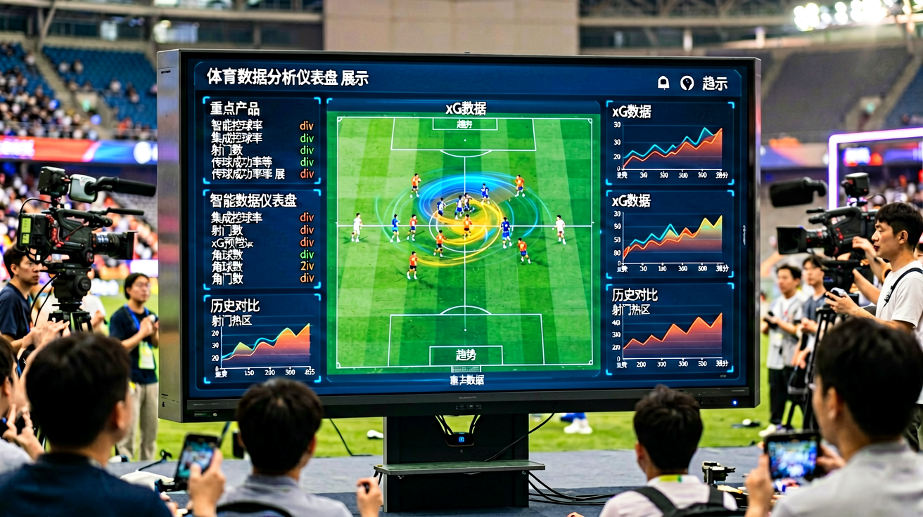 体育数据分析仪表盘界面展示